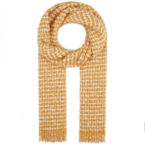 Mavi Jeans Yellow and Silver Knit Scarf Wrap - Picture 1 of 4